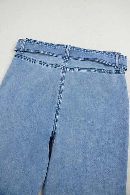 Ava Sash Wide Leg Jeans