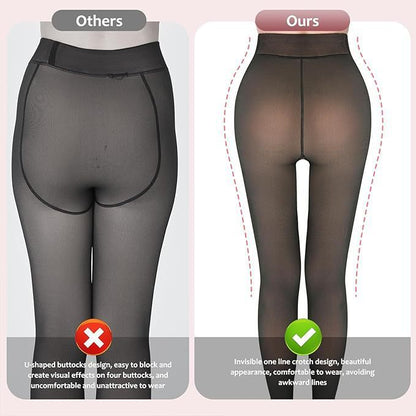 Warm Women's Light Leg Velvet Thickened Transparent Pantyhose