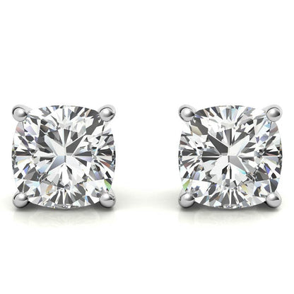 1.50 CTW Lab-Grown Diamond Stud Earrings – G/VS Clarity, 14k Gold Over Sterling Silver, White or Yellow Gold