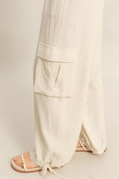 HYFVE Crop Top and Cargo Pants Set