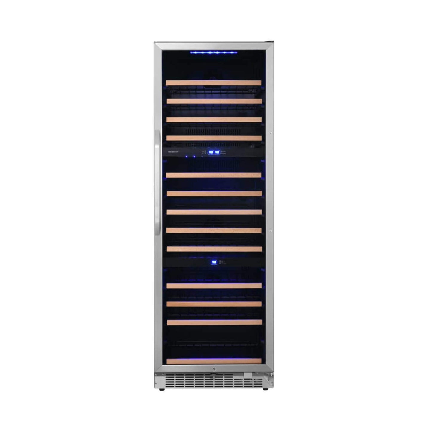 Edgestar 24-Inch Wide 131 Bottle Capacity Built-In Triple Zone Wine Cooler (SAK65891)