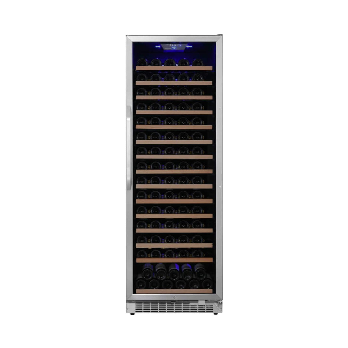 Edgestar 24-Inch Wide 151 Bottle Capacity Freestanding Single Zone Wine Cooler With Even Cooling Technology (SAK30756)