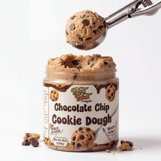 Edible Chocolate Chip Cookie Dough - Egg Free