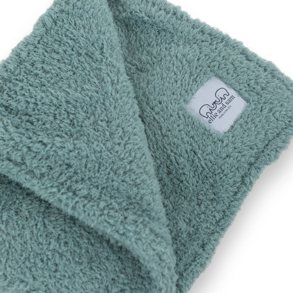 Classic Chenille Baby Blanket – Sage
