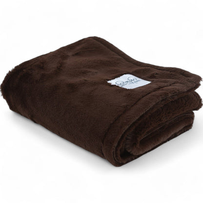 Luxury Baby Blanket – Luxe | Chocolate