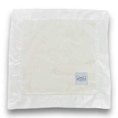 Luxury Baby Lovey with Satin Trim – Luxe | Ivory