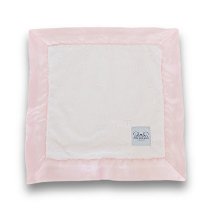 Luxury Baby Lovey with Satin Trim – Luxe | Pink