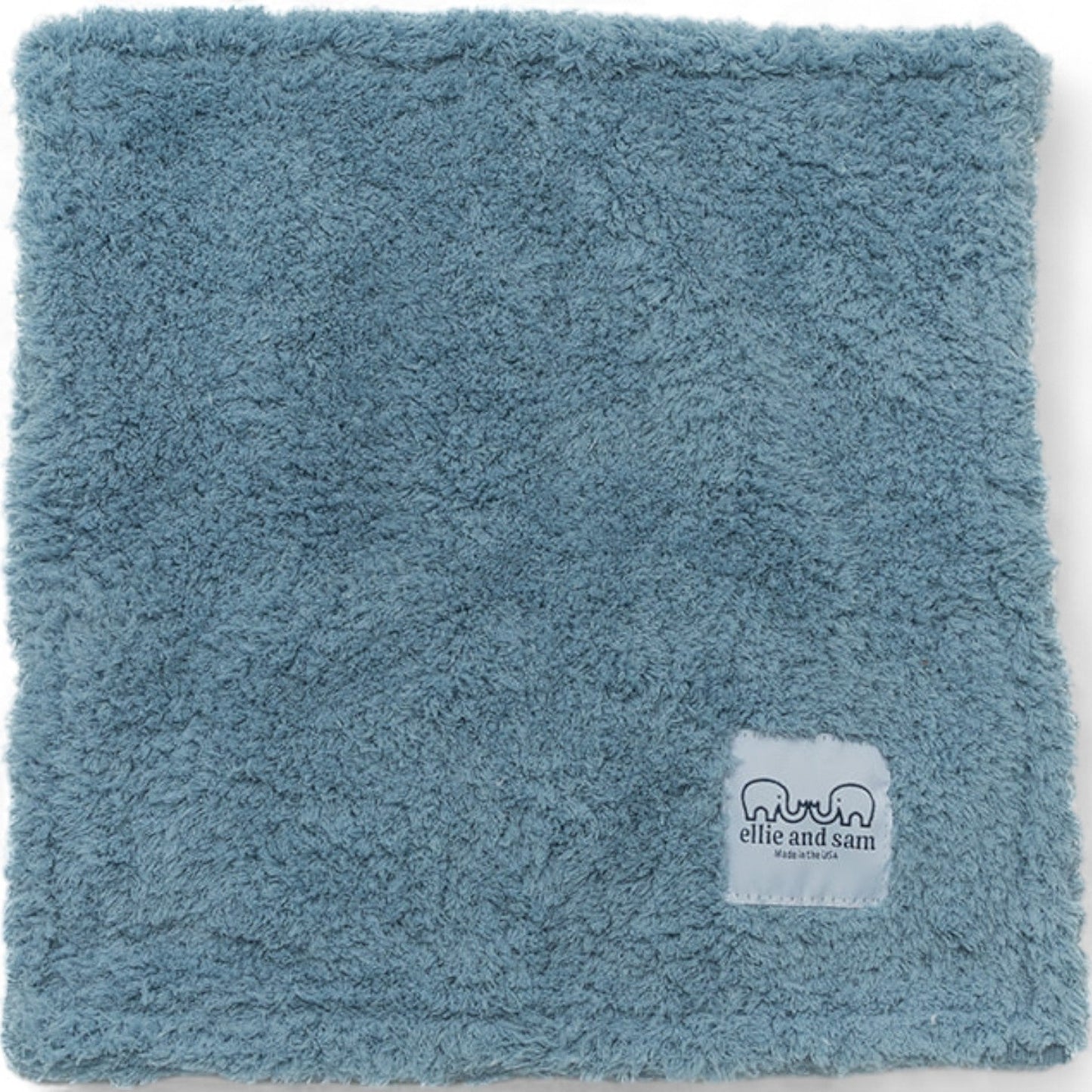 Chenille Baby Lovey Security Blanket – Classic | Powder Blue