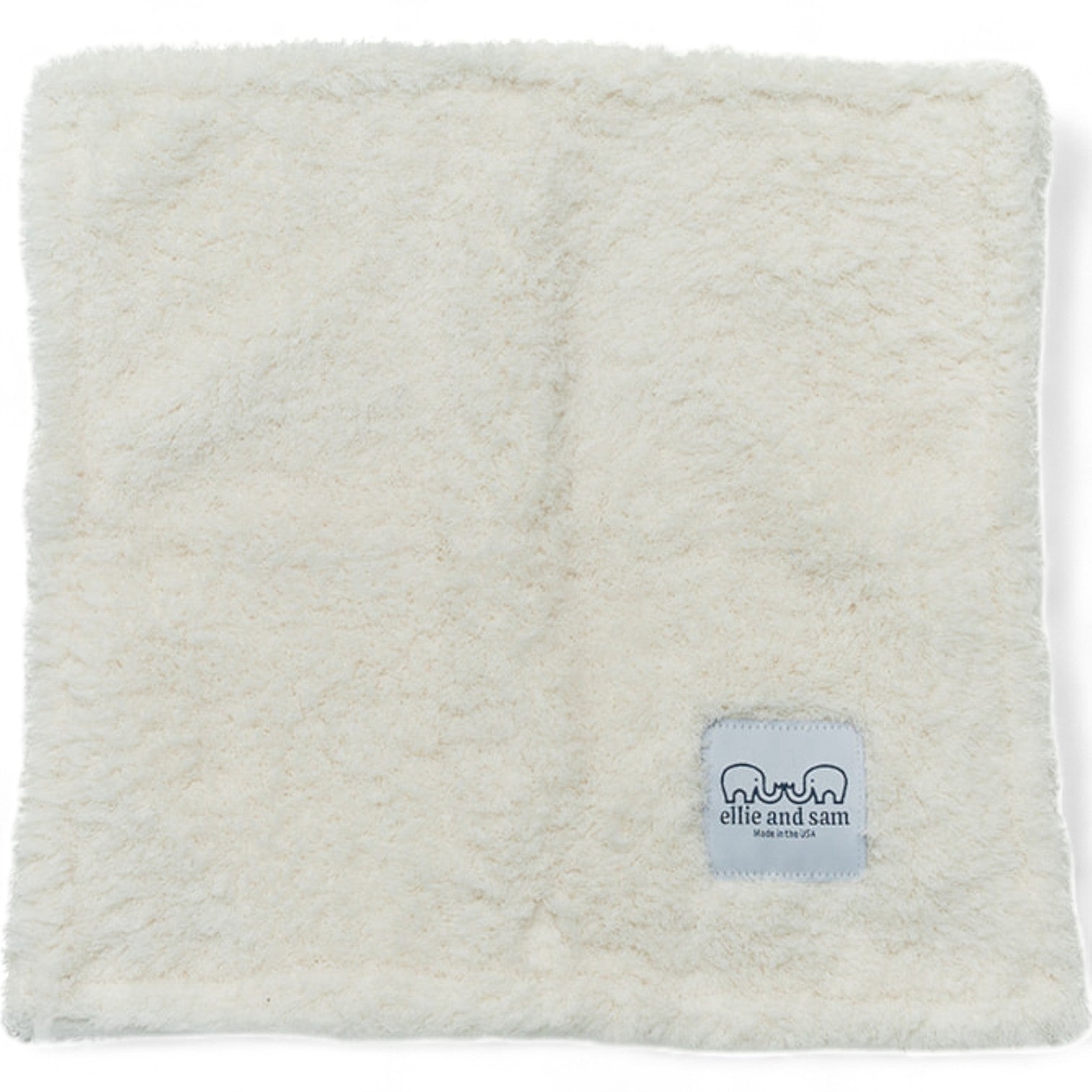 Classic Chenille Baby Lovey Security Blanket – Ivory
