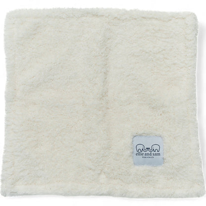 Classic Chenille Baby Lovey Security Blanket – Ivory