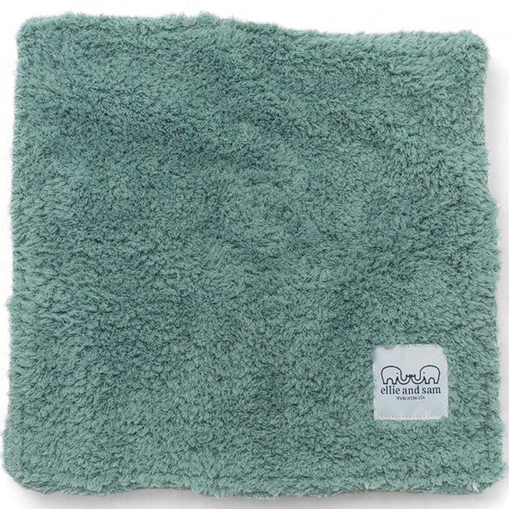 Classic Chenille Baby Lovey Security Blanket – Sage