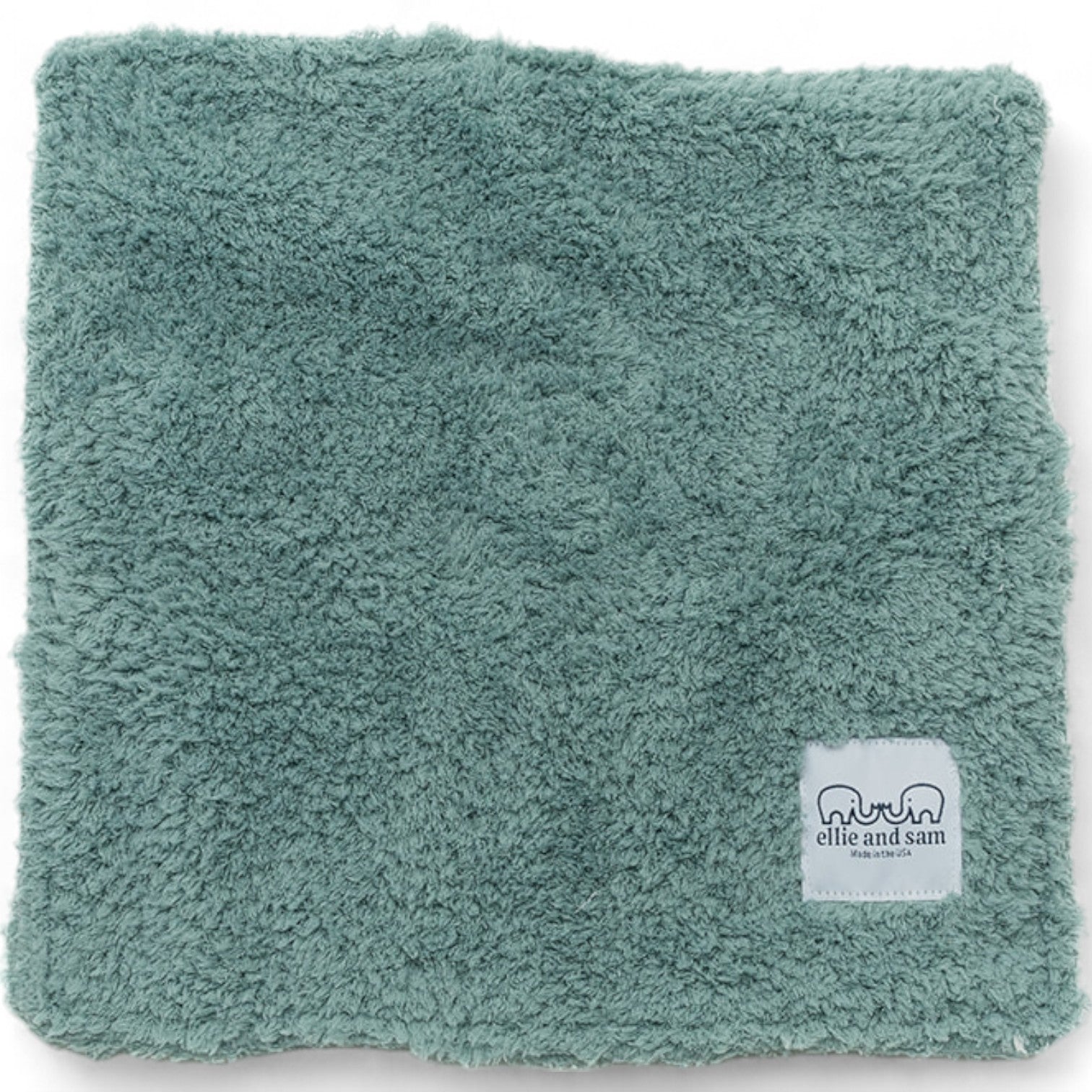 Classic Chenille Baby Lovey Security Blanket – Sage