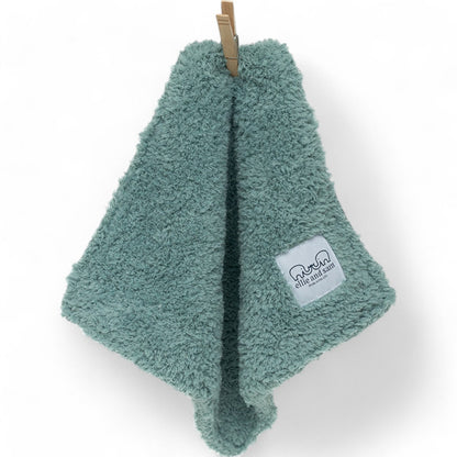 Classic Chenille Baby Lovey Security Blanket – Sage