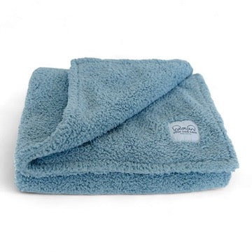 Chenille Baby Blanket - Classic | Powder Blue