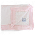 Luxury Baby Blanket with Satin Trim - Pink
