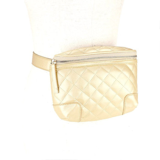Faux Leather Belt Bag