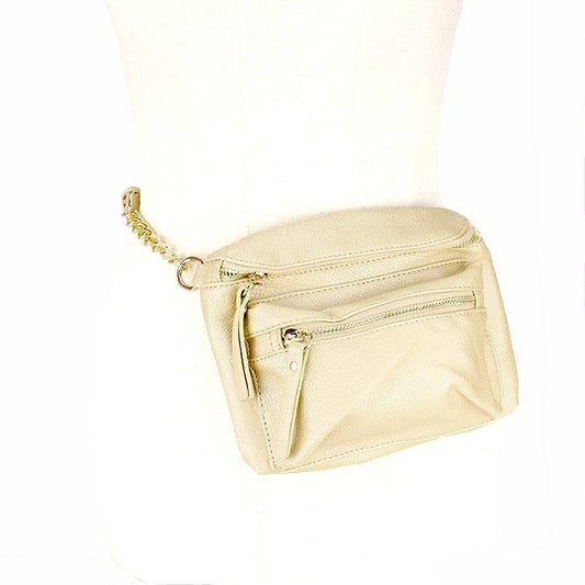 Faux Leather Crossbody / Fanny Pack / Belt Bag