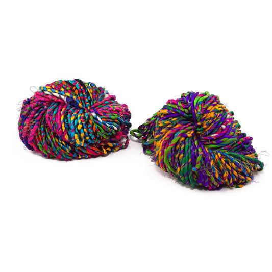 Firecracker Recycled Resolution Silk Yarn