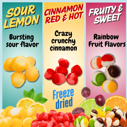 Freeze Dried Candy Trio Pack