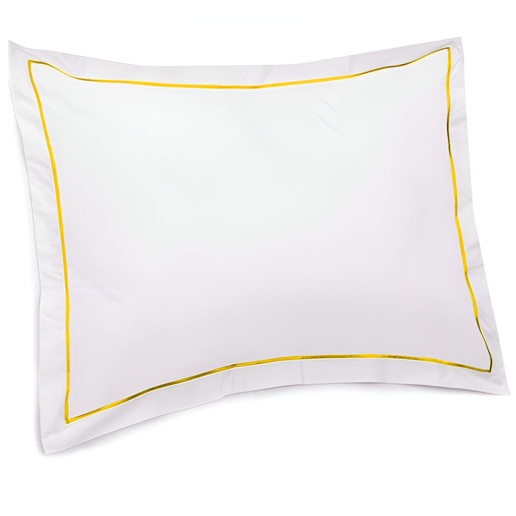 400TC Single Embroidery Sateen Solid Cotton Round Duvet Cover Set