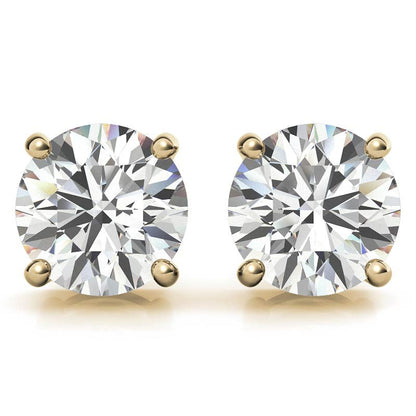 3.00 CTW Lab Grown Diamond Stud Earrings | 14k Gold | G-VS Round Cut | AGI Certified