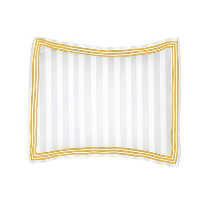 400TC Cotton Sateen Triple Edge Embroidery Stripe Duvet Cover Set