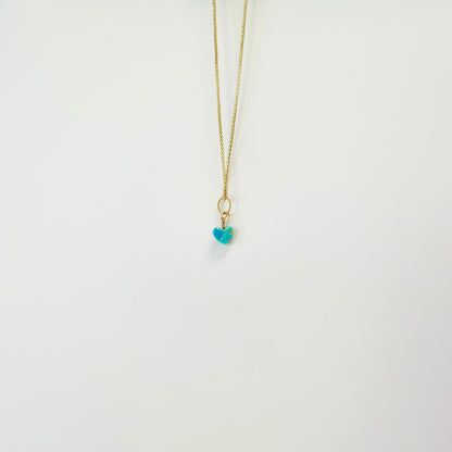 Turquoise Heart Charm