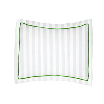 400TC Cotton Single Edge Embroidery Sateen Stripe Duvet Cover Set