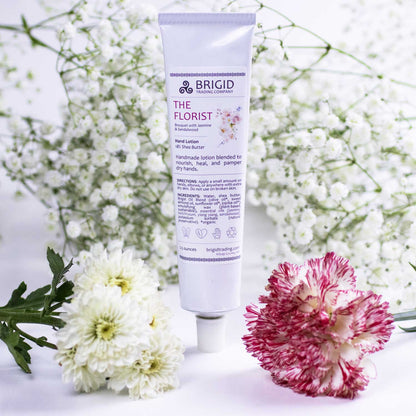 The Florist Natural Hand Lotion - Jasmine, Ylang Ylang, Helichrysum, and Sandalwood