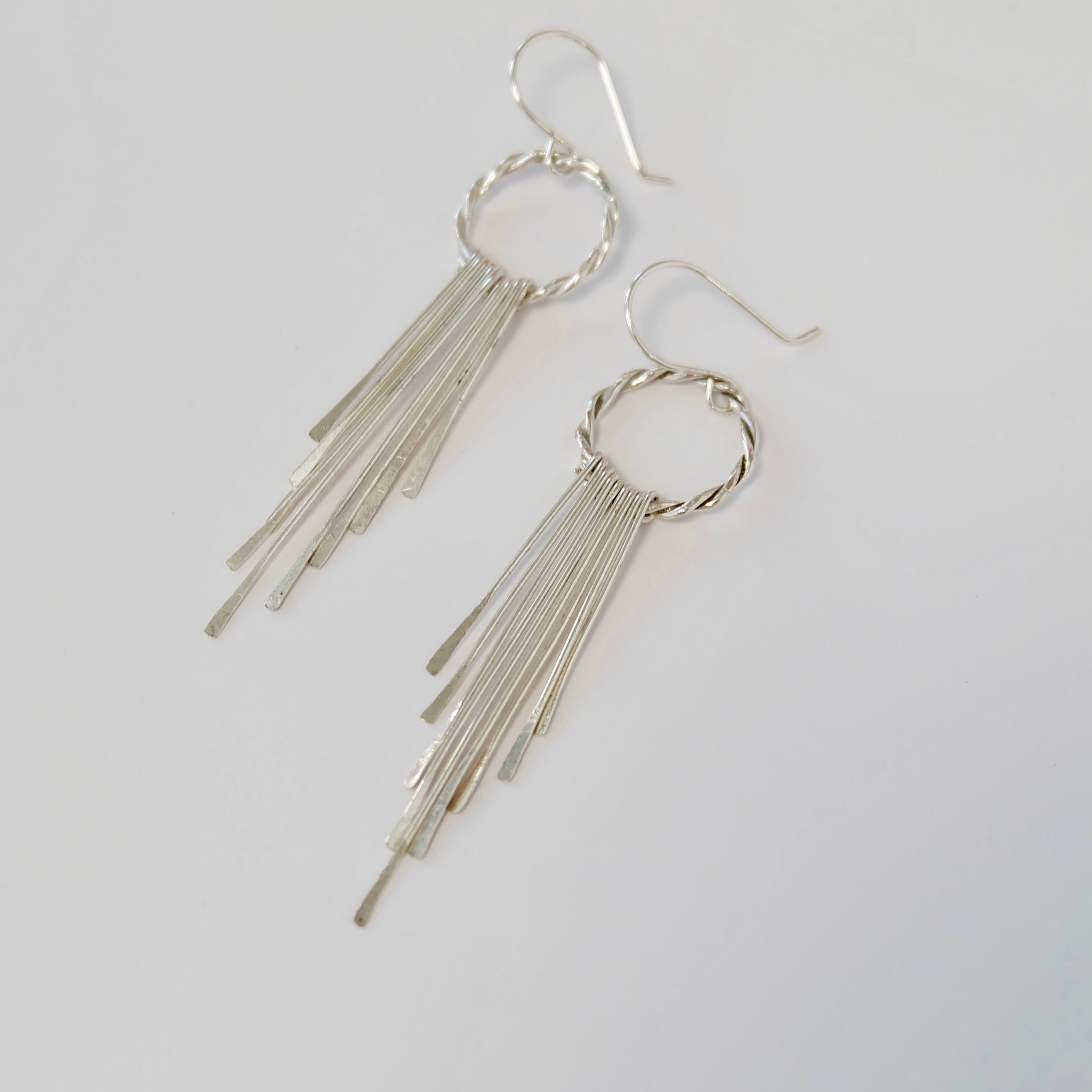 Sterling Silver Tassel Earrings