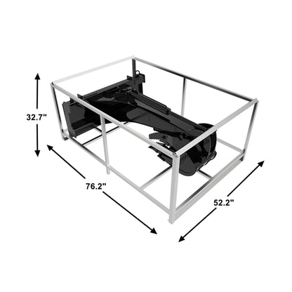 Heavy-Duty Universal Skid Steer Backhoe Digger Bucket Attachment With Universal Quick Attach Plate (SAK26714)