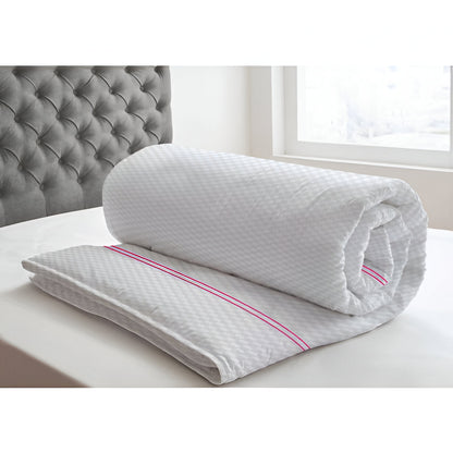 400TC Cotton Double Embroidery Sateen Microcheck Duvet Cover Set