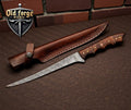Elite Damascus Fish Fillet Knife – Precision Handmade
