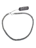 Byzantine Chainmaille Necklace in Oxidized Sterling Silver