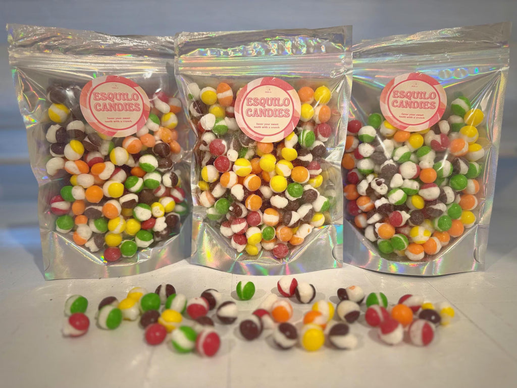 Freeze-Dried Rainbow Drops
