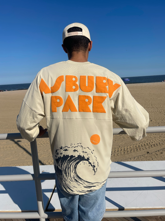CTS ASBURY PARK BEIGE + YELLOW LONG SLEEVE