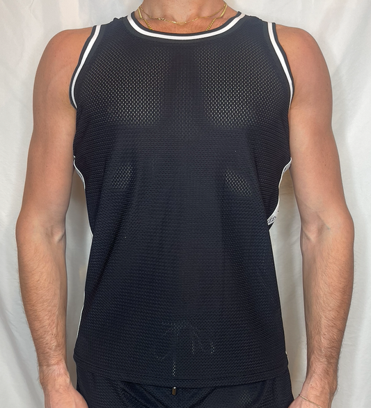CT BLACK MESH TANK