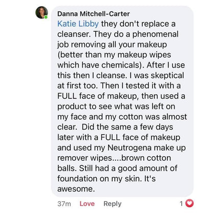 Wash the Day Away- Makeup Remover Cloth