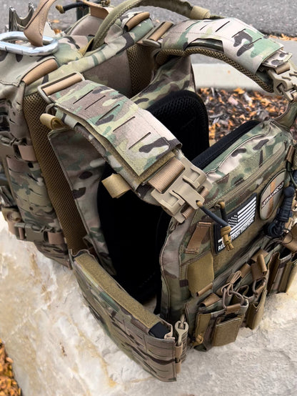 FULL KIT COMBO Crusader 2.0 V4 Armor COMBO PACKAGE LIGHTWEIGHT LEVEL IV (2) 10x12 Front/Back Plates, Mission Plate Carrier Bag