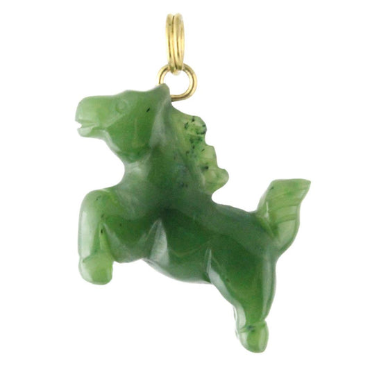 Canadian Jade Horse Charm/Pendant 20mm