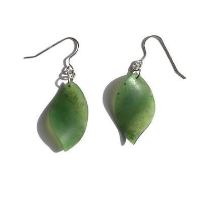 Earrings, Leaf 1884