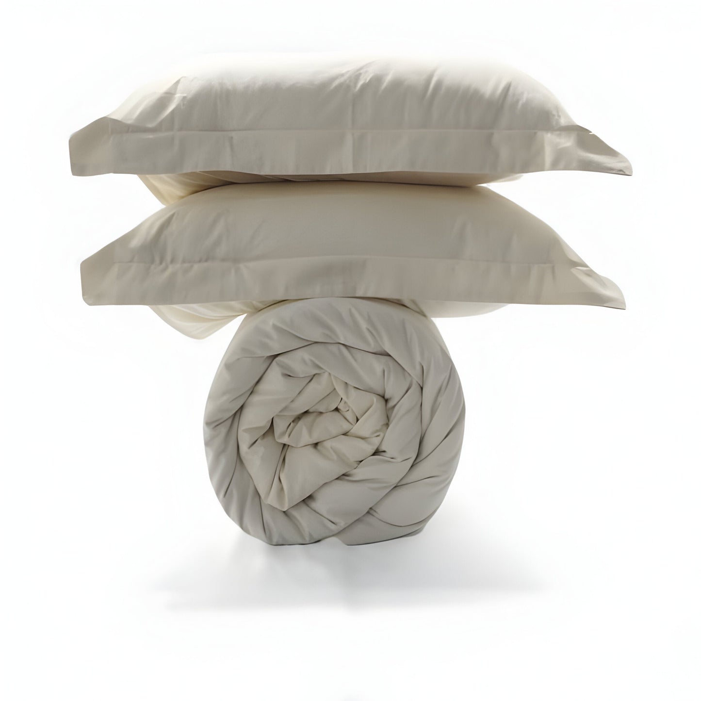 300TC Cotton Percale Solid Duvet Cover Set