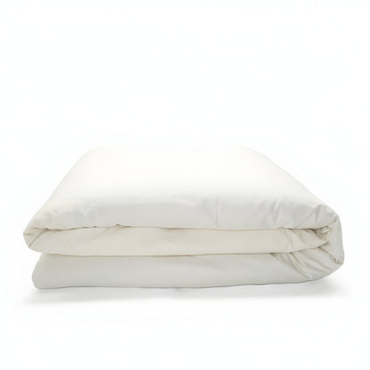 300TC Cotton Percale Solid Duvet Cover Set