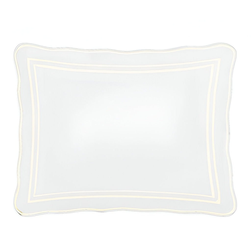 400TC Wavy Embroidery & Border Cotton Sateen Solid Duvet Cover Set