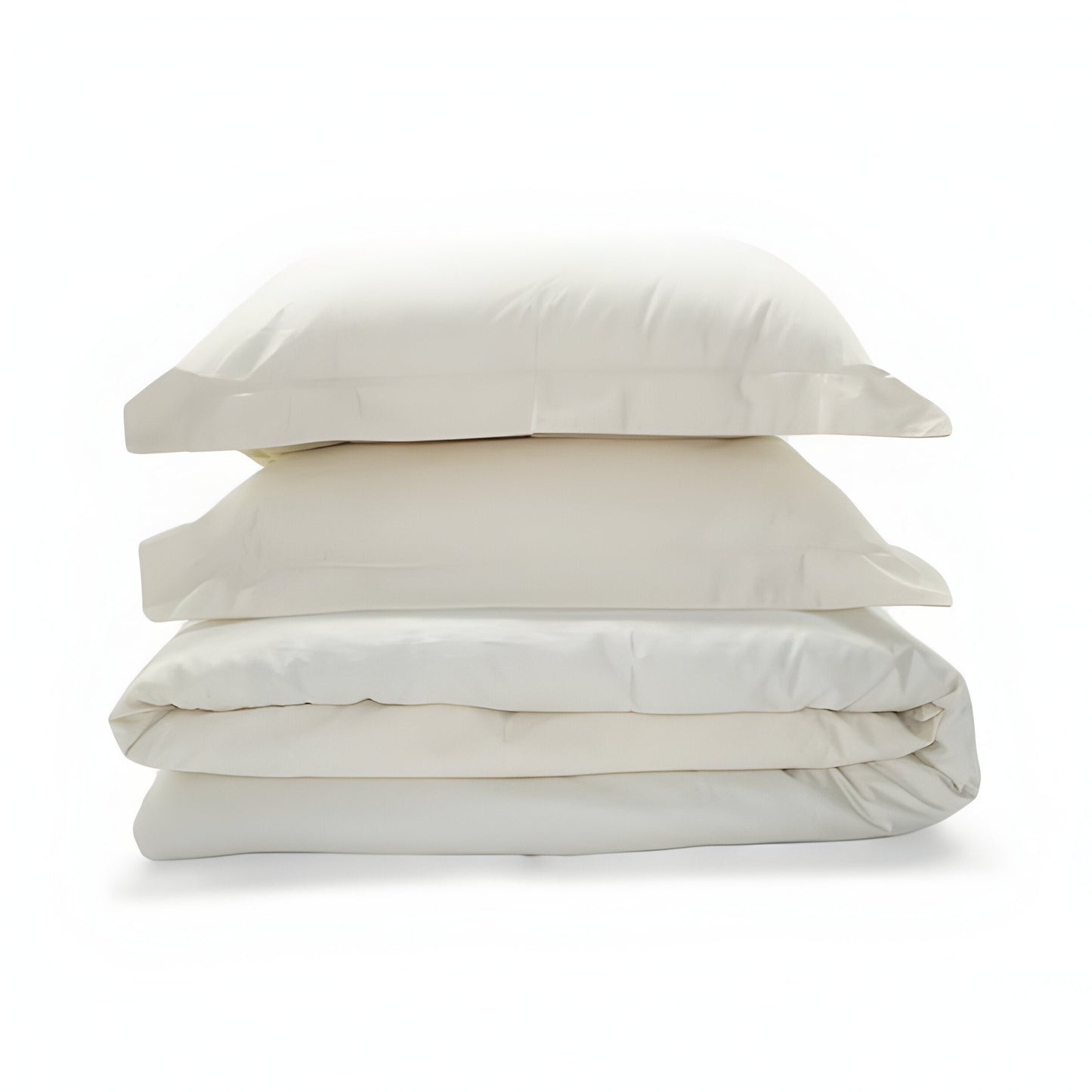 400TC Cotton Sateen Solid Duvet Cover Set