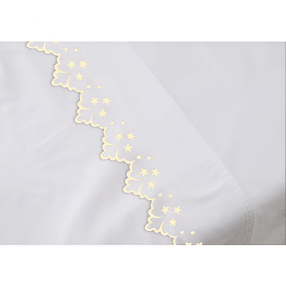 Elegant Flower Embroidered Duvet Cover Set