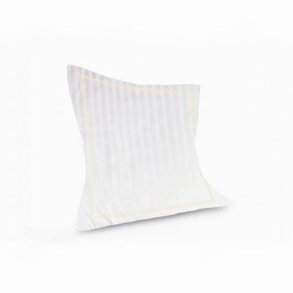 400TC Cotton Double Edge Embroidery Sateen Stripe Duvet Cover Set