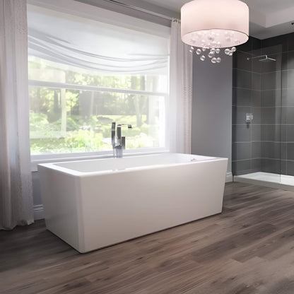 Jacuzzi Bianca 66-Inch Whirlpool Bath [JBIF6636WUR2CPWW/WC] (SAK41632)