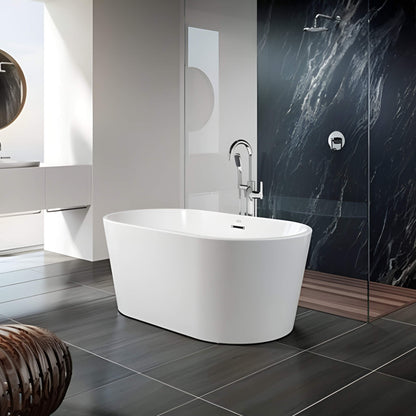 Jacuzzi Celeste 70-Inch Freestanding Ergonomic Soaking Tub [JCEF7032BCXXXXW/G] (SAK50243)