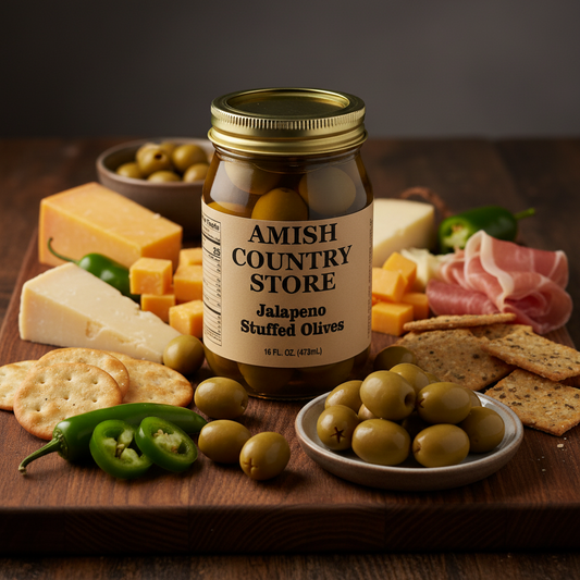 Jalapeno Stuffed Olives | Briny & Spicy Pantry Favorite | 16 oz.